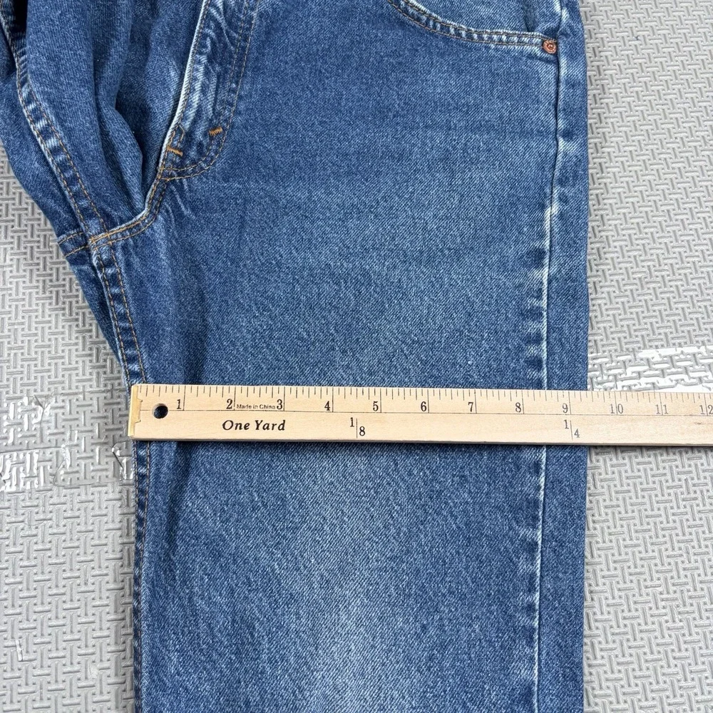 Vintage Levi 517 Jeans Mens 33x36 Blue Orange Tab 90s Bootcut USA Made Med Wash